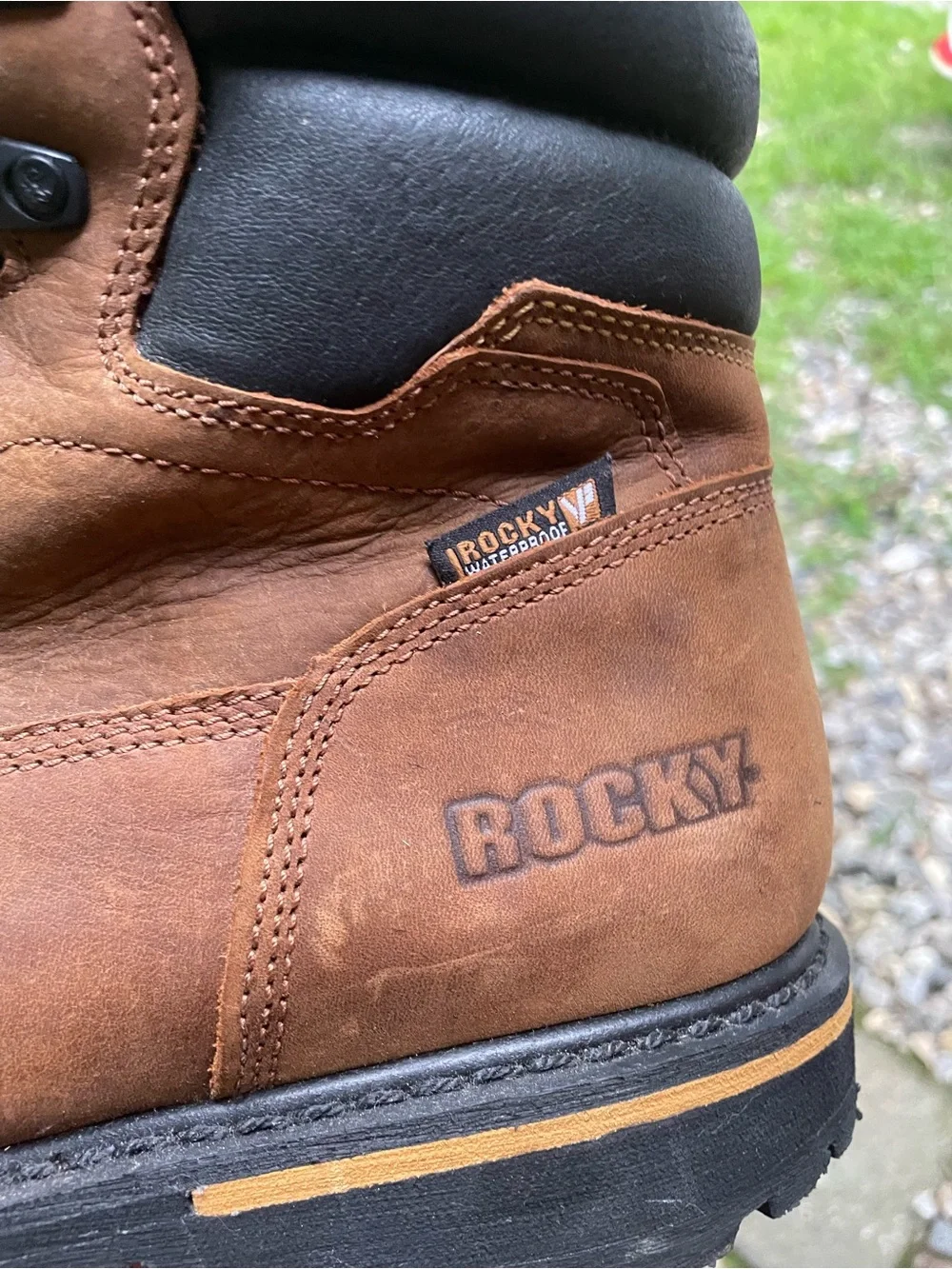 ROCKY Governor Composite Toe Waterproof 6 Inch Work Boots Size 11.5 Men’s